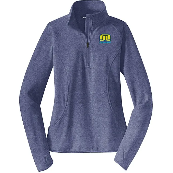 Sport-Wick Stretch 1/2-Zip Pullover - Ladies' - Embroidered - 24 hr