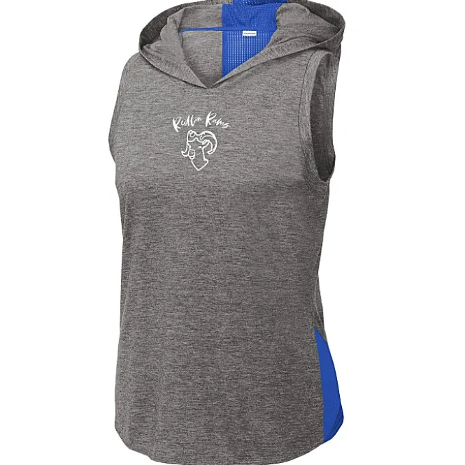 Squad Tri-Blend Wicking Hooded Tank Top - Ladies'