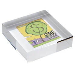 Square Acrylic Paperweight - Full Color