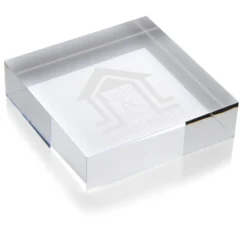 Square Acrylic Paperweight - 24 hr