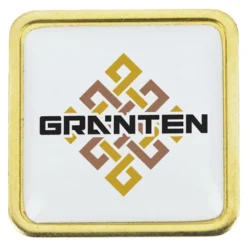 Square Lapel Pin with Presentation Box