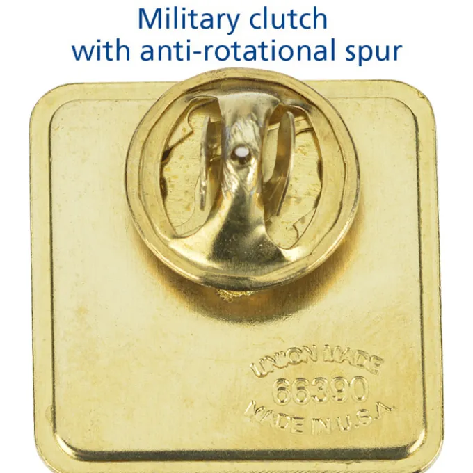 Square Lapel Pin with Presentation Box
