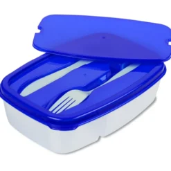 Square Meal Lunch Container with Cutlery
