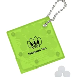 Square Mint Keychain