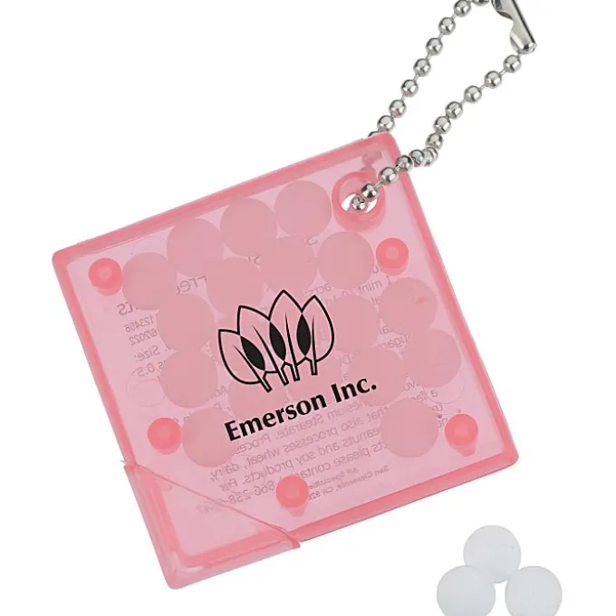 Square Mint Keychain