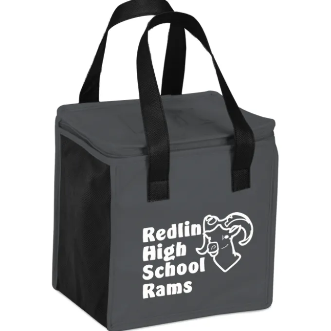 Square Non-Woven Lunch Bag - Two-Tone - 24 hr