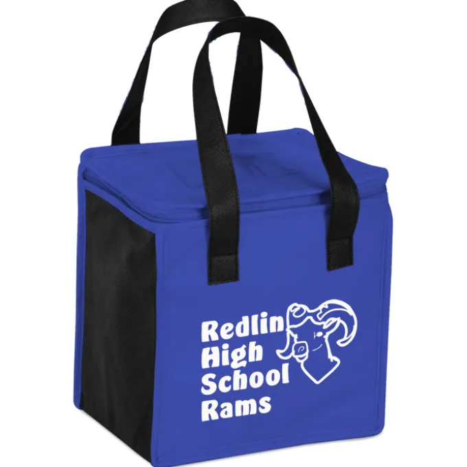 Square Non-Woven Lunch Bag - Two-Tone - 24 hr