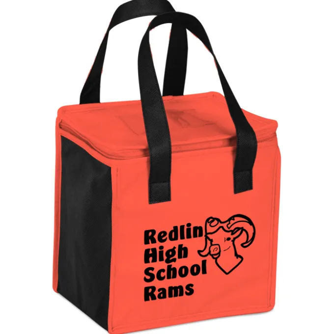 Square Non-Woven Lunch Bag - Two-Tone - 24 hr