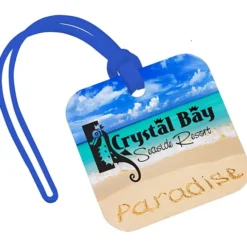Square POLYspectrum Bag Tag - Opaque