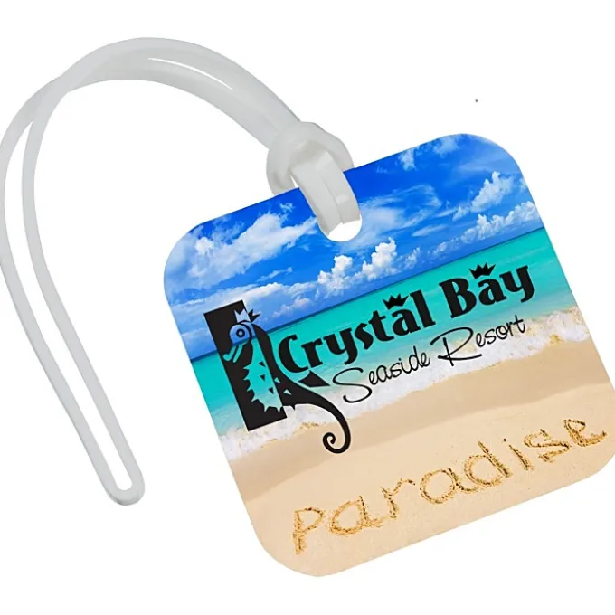 Square POLYspectrum Bag Tag - Opaque