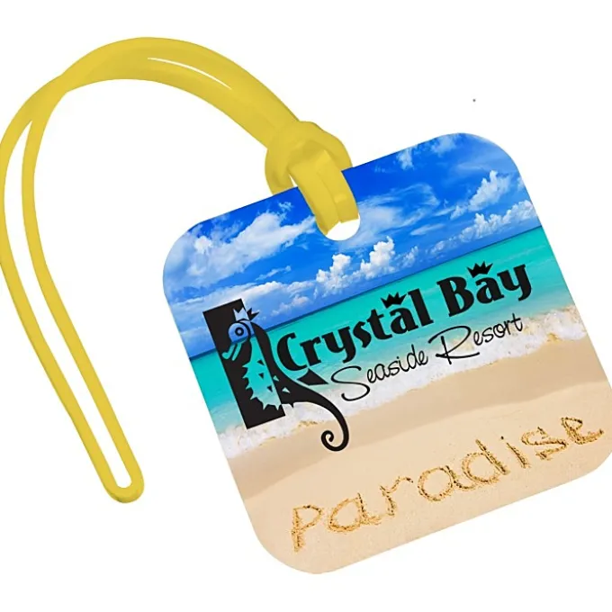 Square POLYspectrum Bag Tag - Opaque