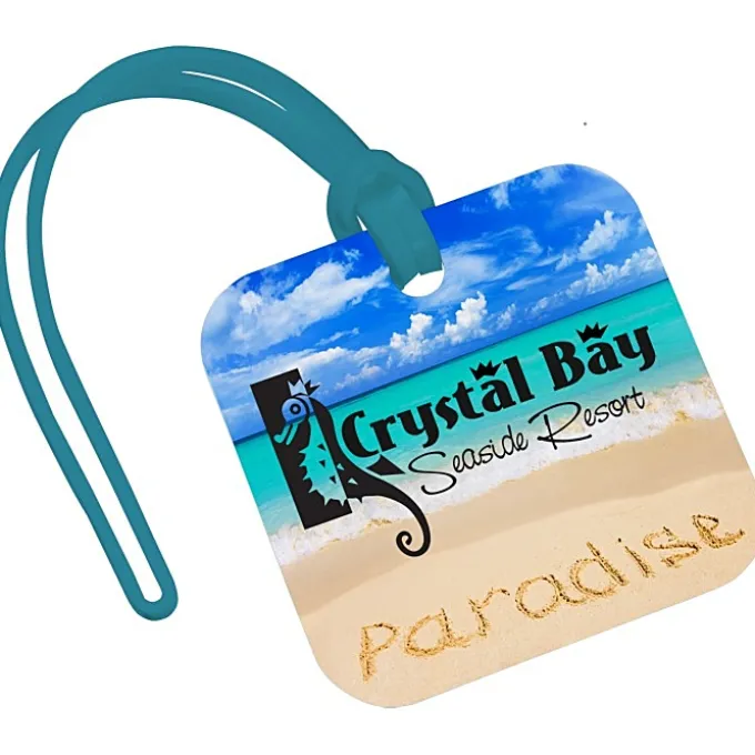 Square POLYspectrum Bag Tag - Opaque