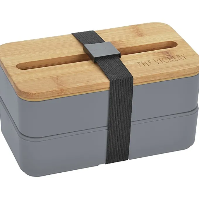 Stackable Bento Lunch Set with Phone Stand Lid