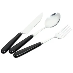 Stainless and Ceramic Cutlery Set