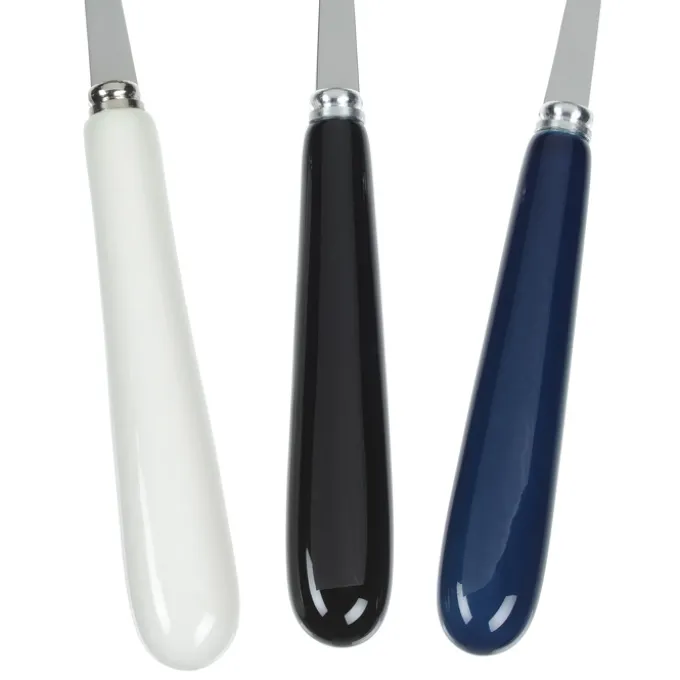 Stainless and Ceramic Cutlery Set