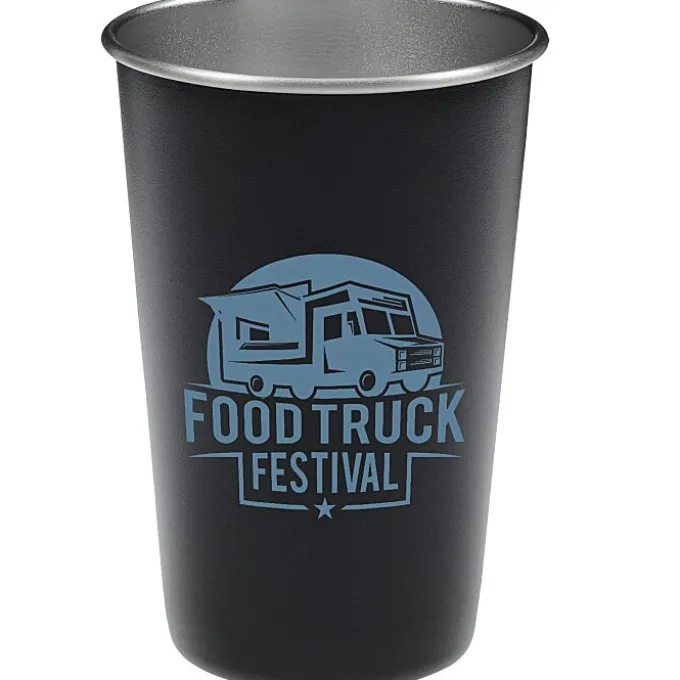 Stainless Steel Pint Glass - 16 oz