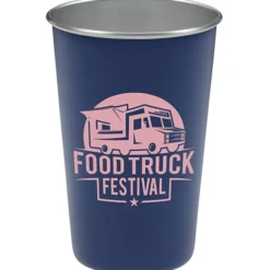 Stainless Steel Pint Glass - 16 oz. - 24 hr