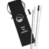Stainless Steel Straw Set - 2 Pack