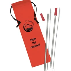 Stainless Steel Straw Set - 2 Pack - 24 hr