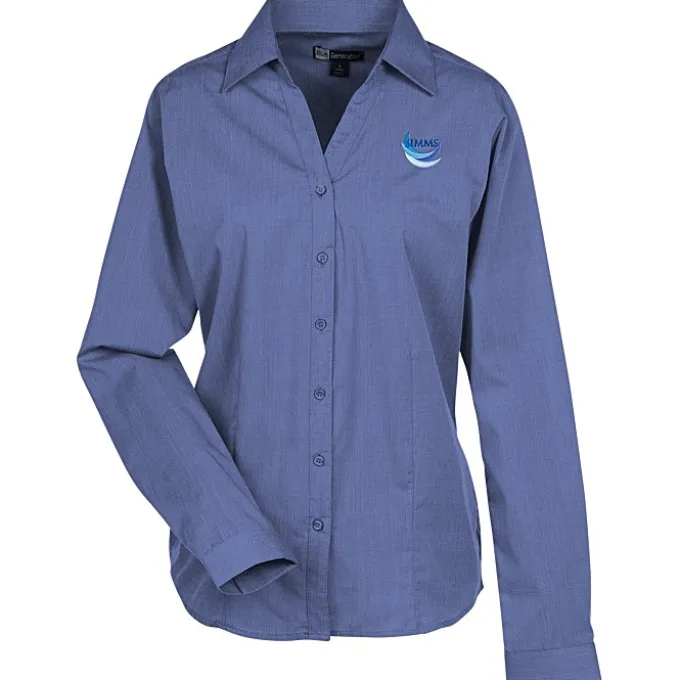 Stain Release Crossweave Shirt - Ladies'