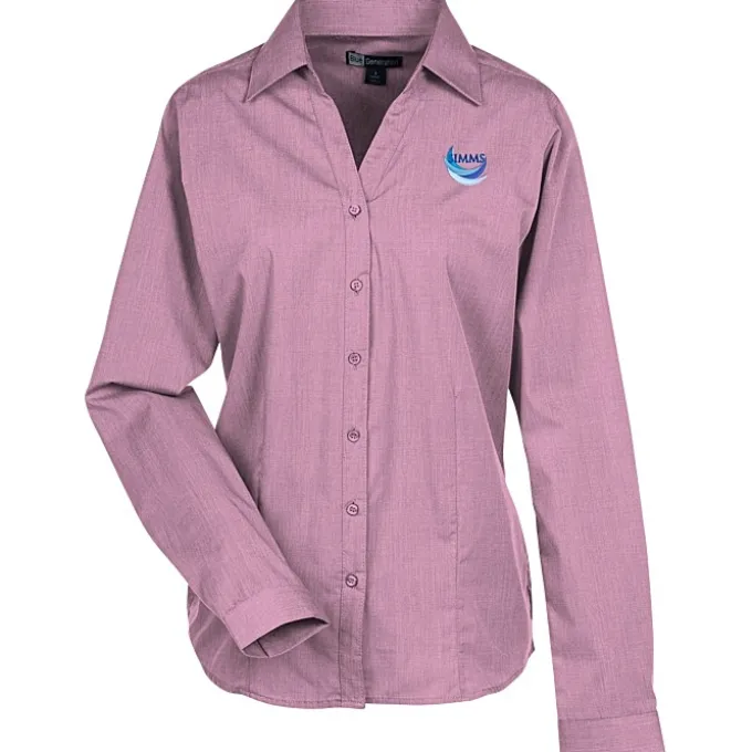 Stain Release Crossweave Shirt - Ladies'