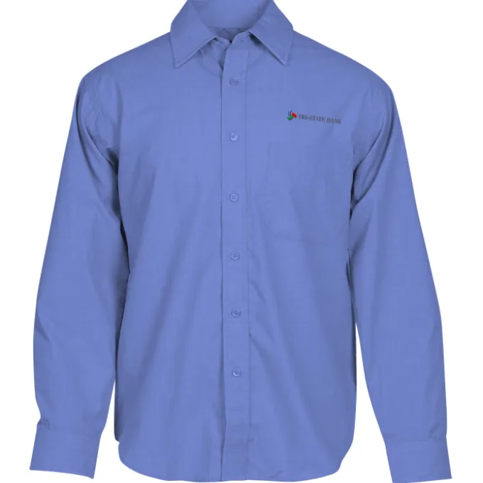 Stain Release Crossweave Shirt - Men's
