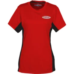 Stain Release Performance Colorblock T-Shirt - Ladies' - Embroidered