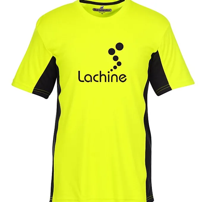 Stain Release Performance Colorblock T-Shirt - Men's - Screen