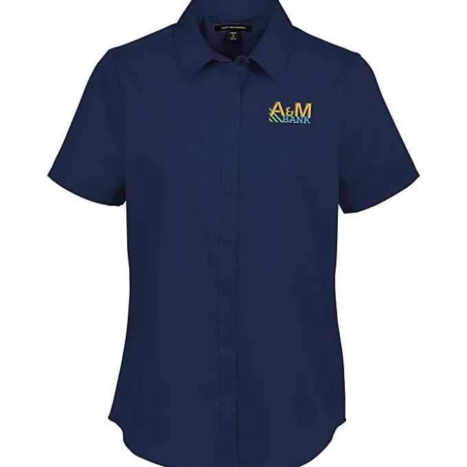 Stain Repel Short Sleeve Twill Shirt - Ladies'