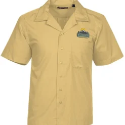 Stain Resist Poplin Camp Shirt - Men's
