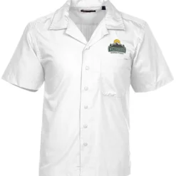 Stain Resist Poplin Camp Shirt - Men's