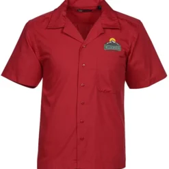 Stain Resist Poplin Camp Shirt - Men's
