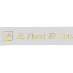 Stamped Seal by the Roll - Rectangle - 7/16 inches x 1-3/4 inches