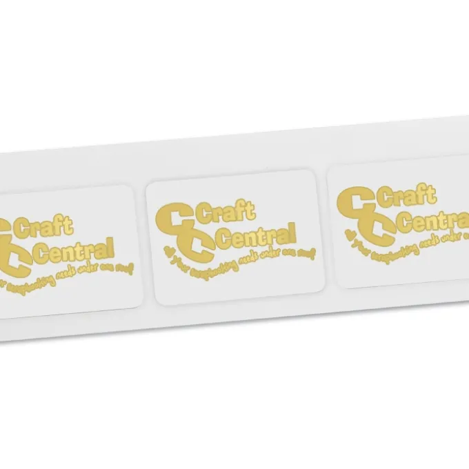 Stamped Seal by the Roll - Rectangle - 1-1/2 inches x 2 inches