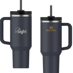Stanley Quencher H2.0 FlowState Vacuum Mug with Straw - 40 oz - Laser Engraved