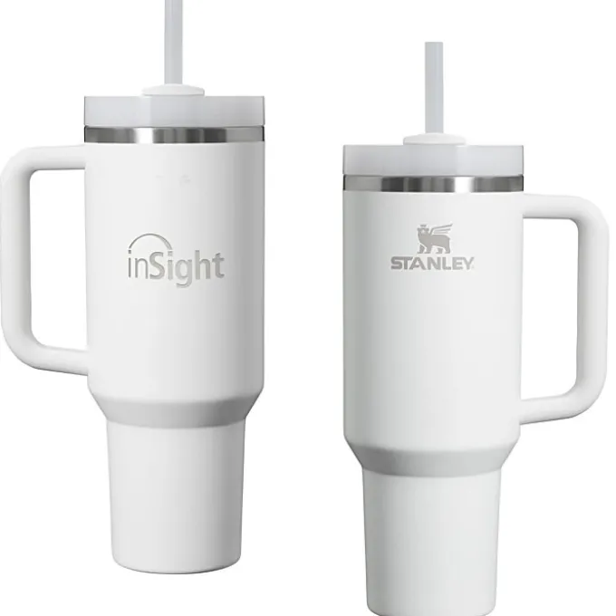 Stanley Quencher H2.0 FlowState Vacuum Mug with Straw - 40 oz - Laser Engraved