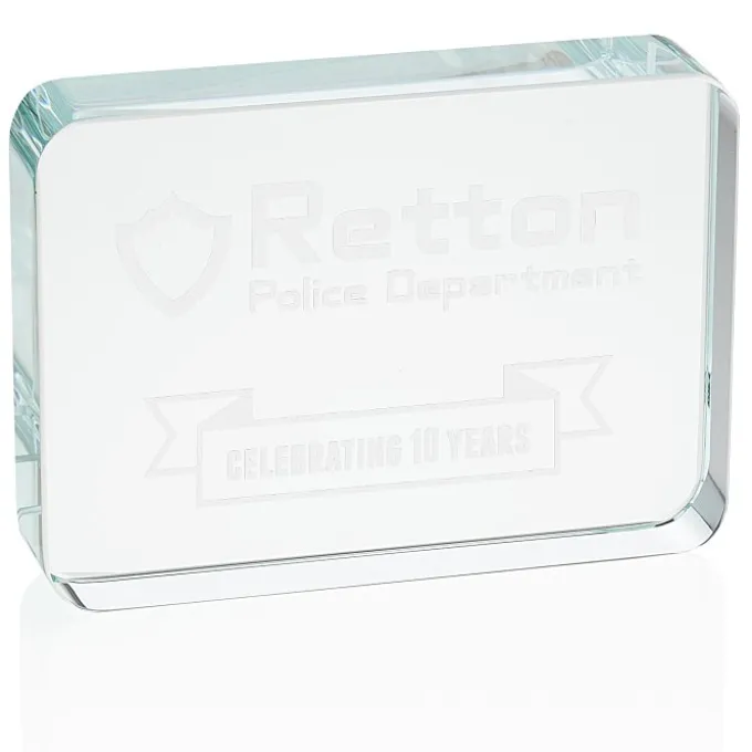 Starfire Paperweight - Rectangle