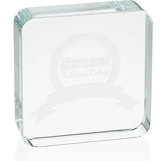 Starfire Paperweight - Square