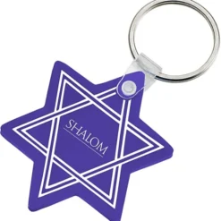 Star of David Soft Keychain - Opaque