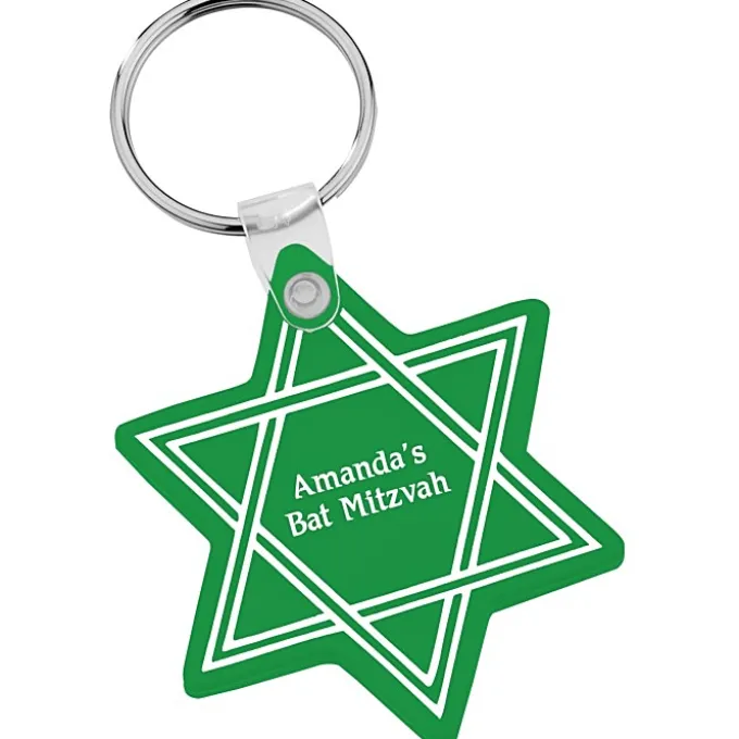 Star of David Soft Keychain - Translucent
