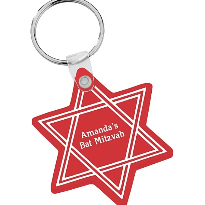 Star of David Soft Keychain - Translucent
