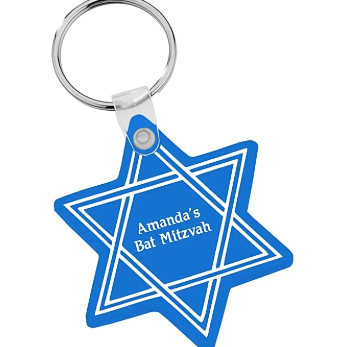 Star of David Soft Keychain - Translucent