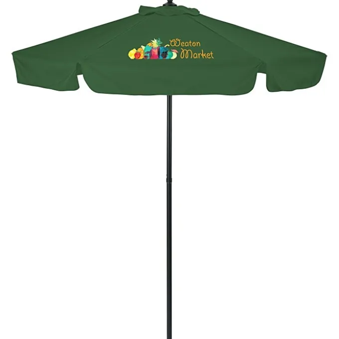 Steel Market Umbrella - 7 foot Arc