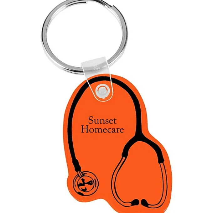 Stethoscope Soft Keychain - Translucent
