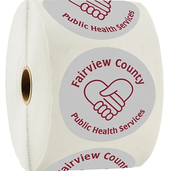 Sticker by the Roll - Circle - 3 inches