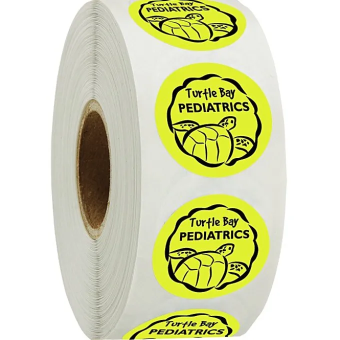 Sticker by the Roll - Circle - 1 inch