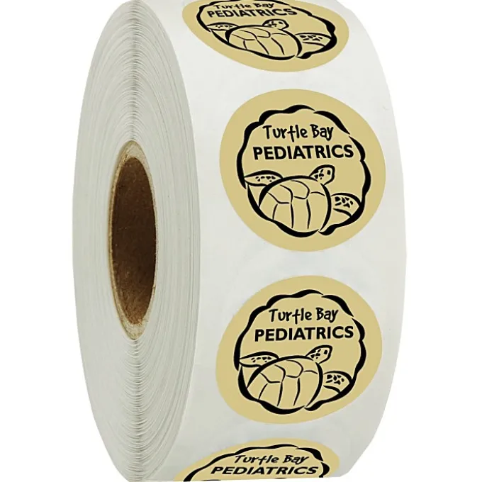 Sticker by the Roll - Circle - 1 inch