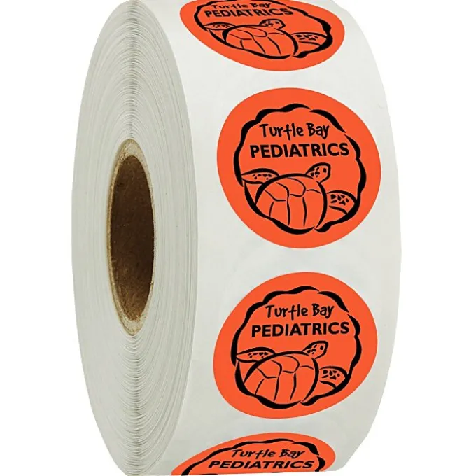 Sticker by the Roll - Circle - 1 inch