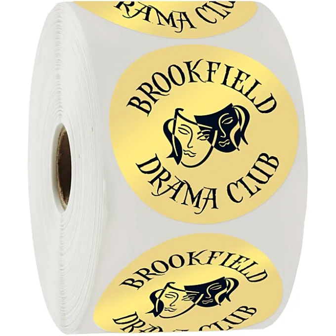 Sticker by the Roll - Circle - 2 1/2 inches