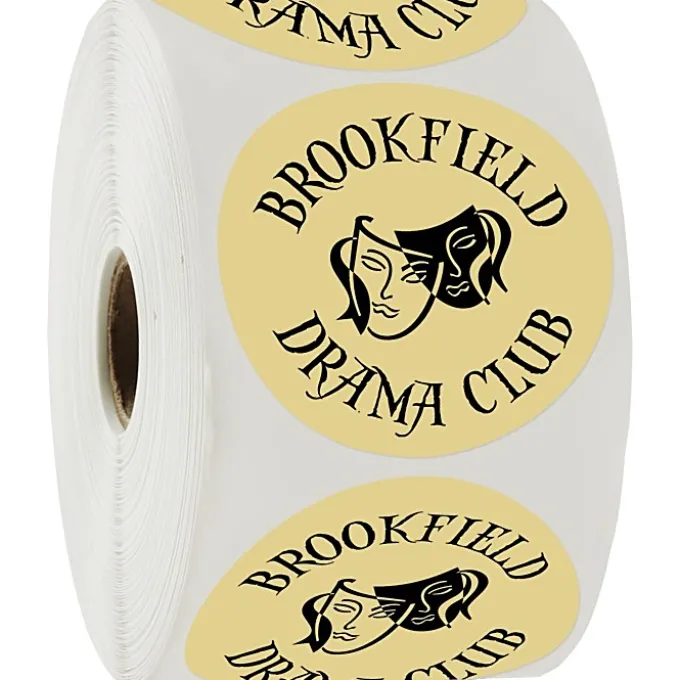 Sticker by the Roll - Circle - 2 1/2 inches